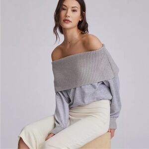 Cozy Off the Shoulder Sweater by DP/Anthropologie